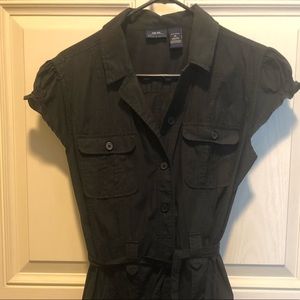 Black dress with pockets